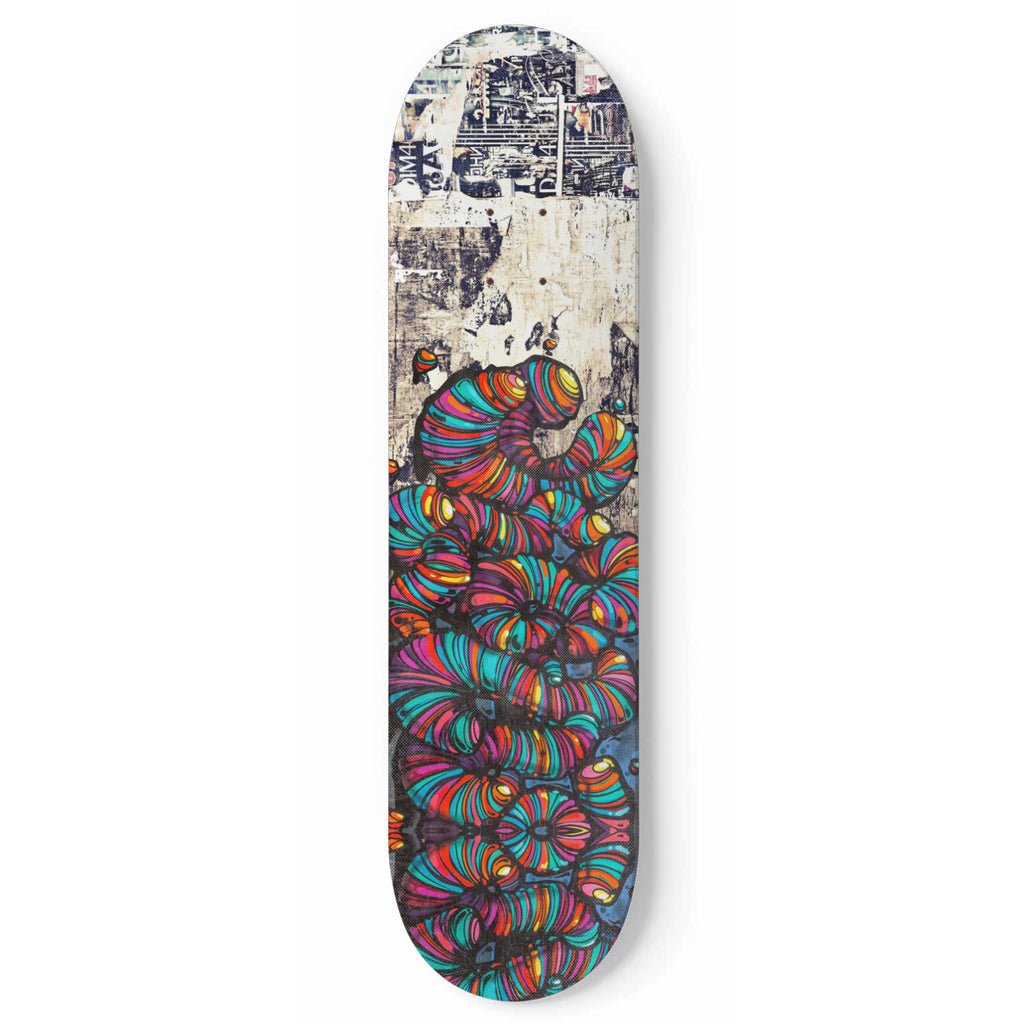 Street Worms Custom Skateboard Deck - King Of Boards