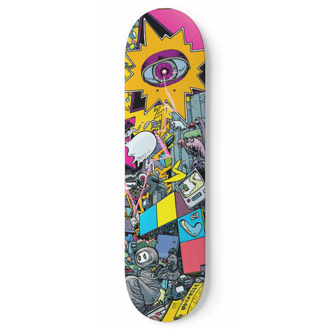 Image of Robo Cell Custom Skateboard Deck - King Of Boards