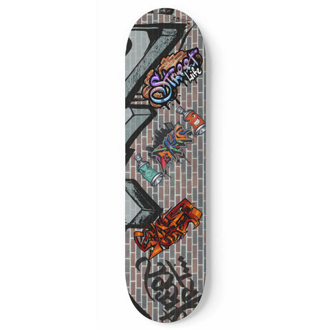 Image of Street Life Custom Skateboard Deck - King Of Boards