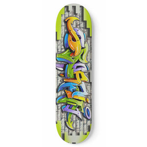 Graffiti Wall Custom Skateboard Deck - King Of Boards