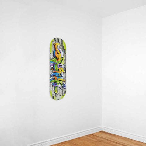 Image of Graffiti Wall Custom Skateboard Deck - King Of Boards