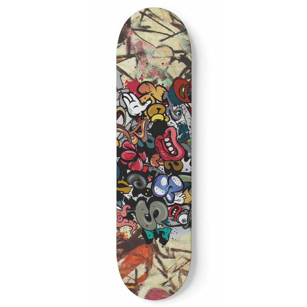 Retro Art Custom Skateboard Deck - King Of Boards