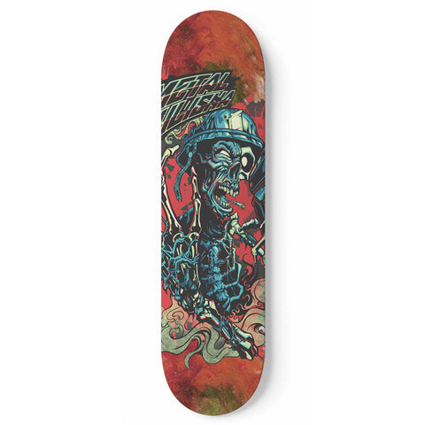 Image of Metal Zombie Custom Skateboard Deck - King Of Boards